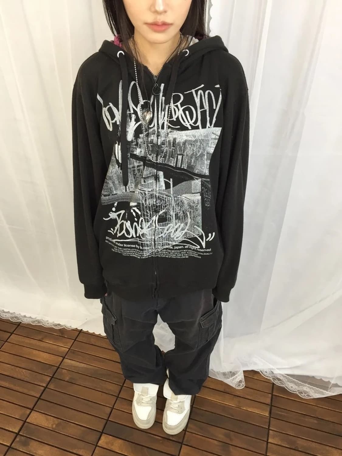 JPN Graphic Zip Hoodie 상품이미지2