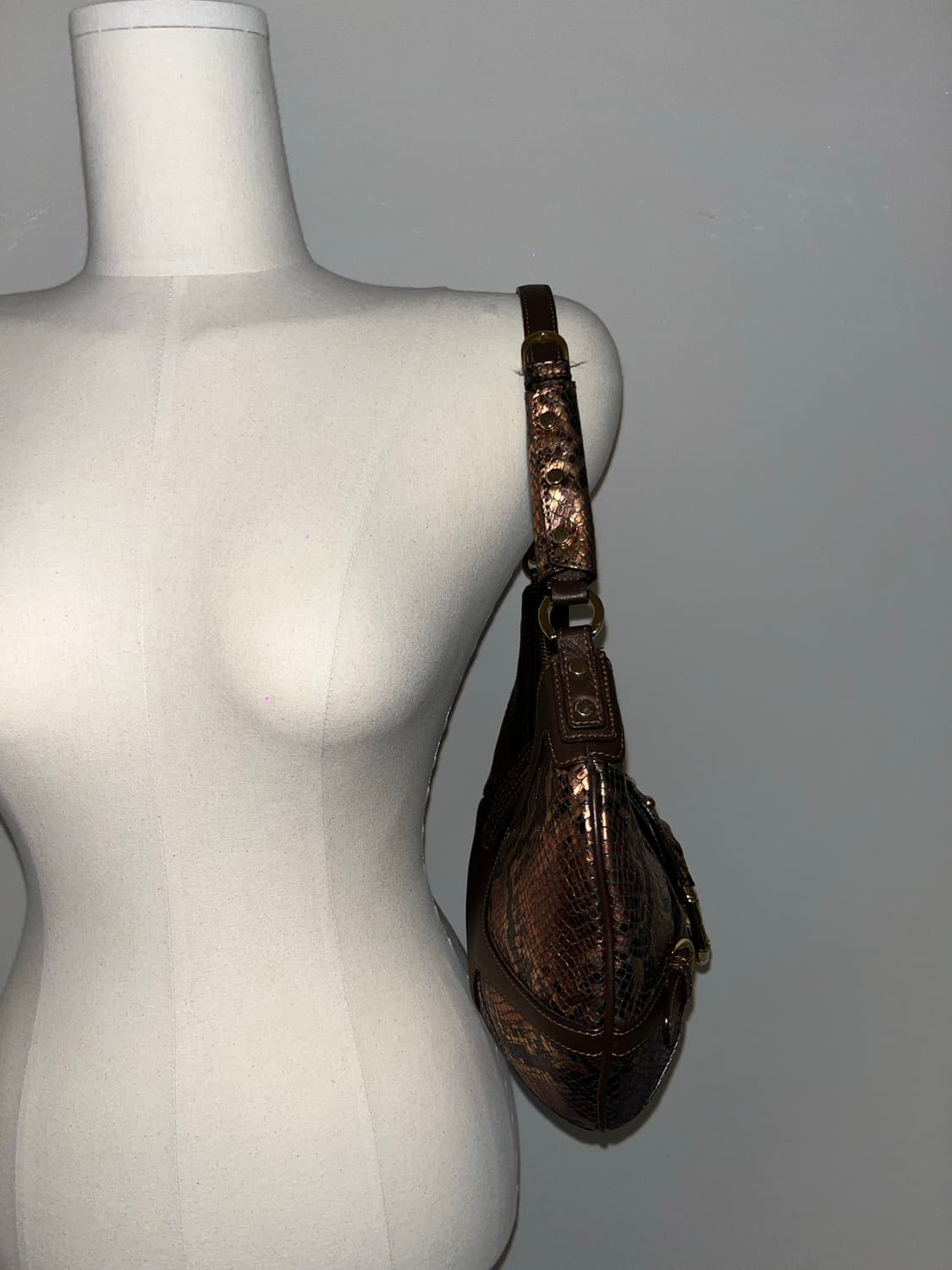 Japanese vintage leather shoulder bag 상품이미지6