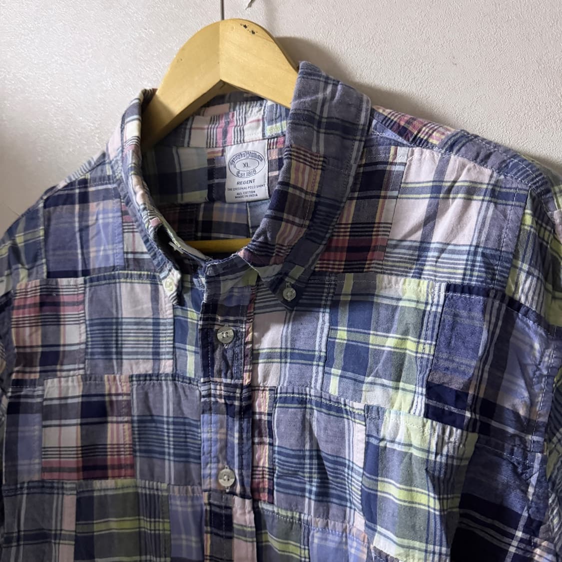 브룩스브라더스 남성 패치워크 패턴 셔츠 XL (남성 105) 상품이미지10