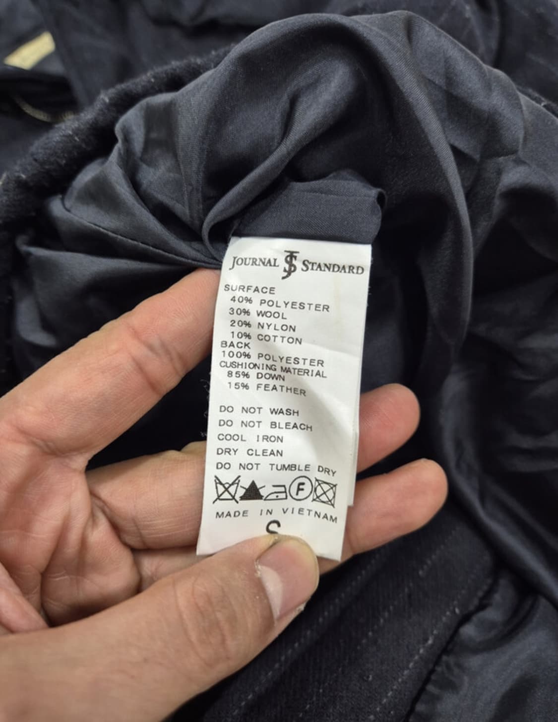 JOURNAL STANDARD, PINSTRIPE HOOD PUFFER  상품이미지9