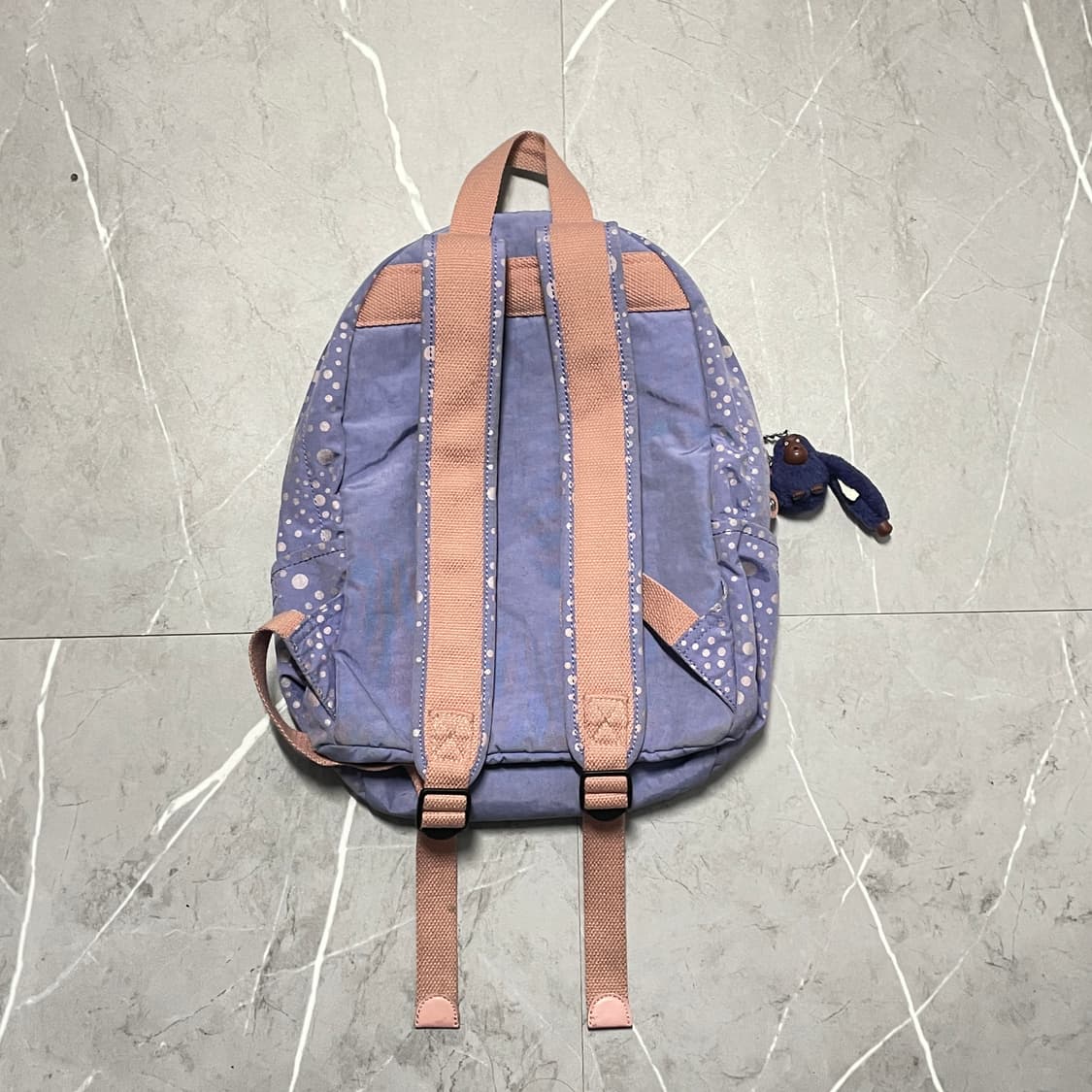 팔로워 특가 키플링 라벤더 퍼플 도트 백팩 가방  상품이미지4