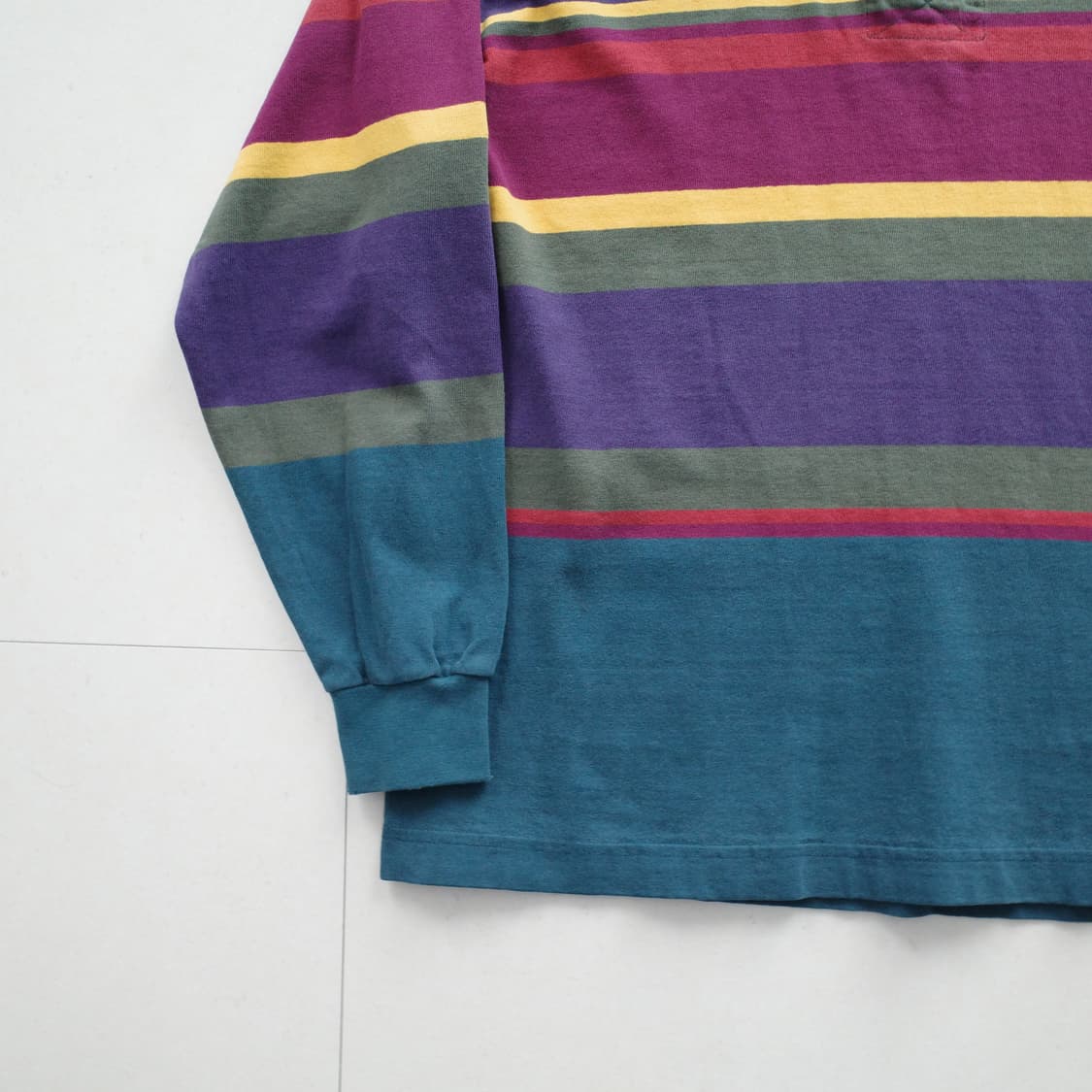 90s 빈티지 랜즈엔드(Lands' End) 럭비 셔츠 (L추천) 상품이미지4