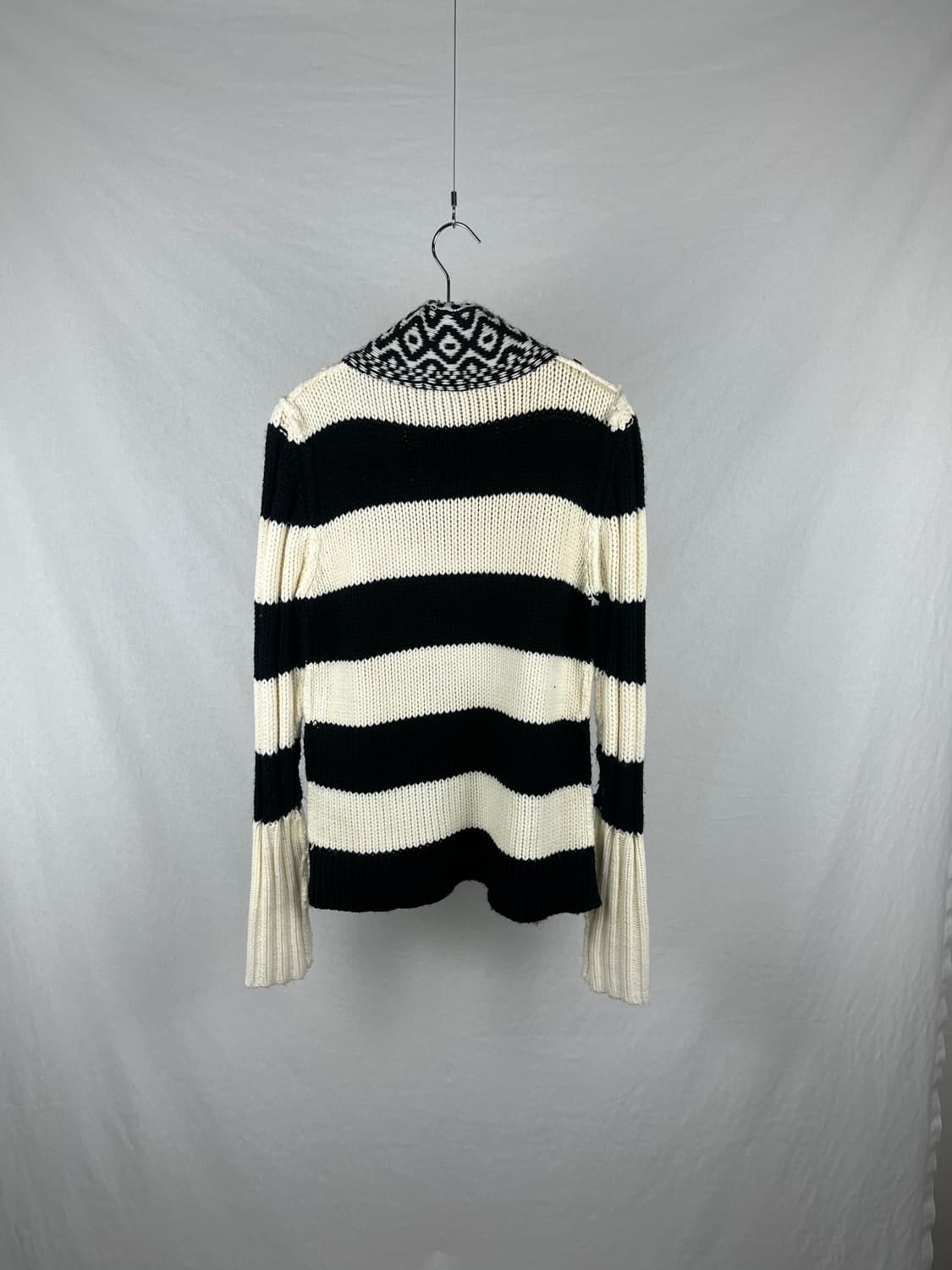 DOLCE & GABBANA 스트라이프 니트 집업 상품이미지3