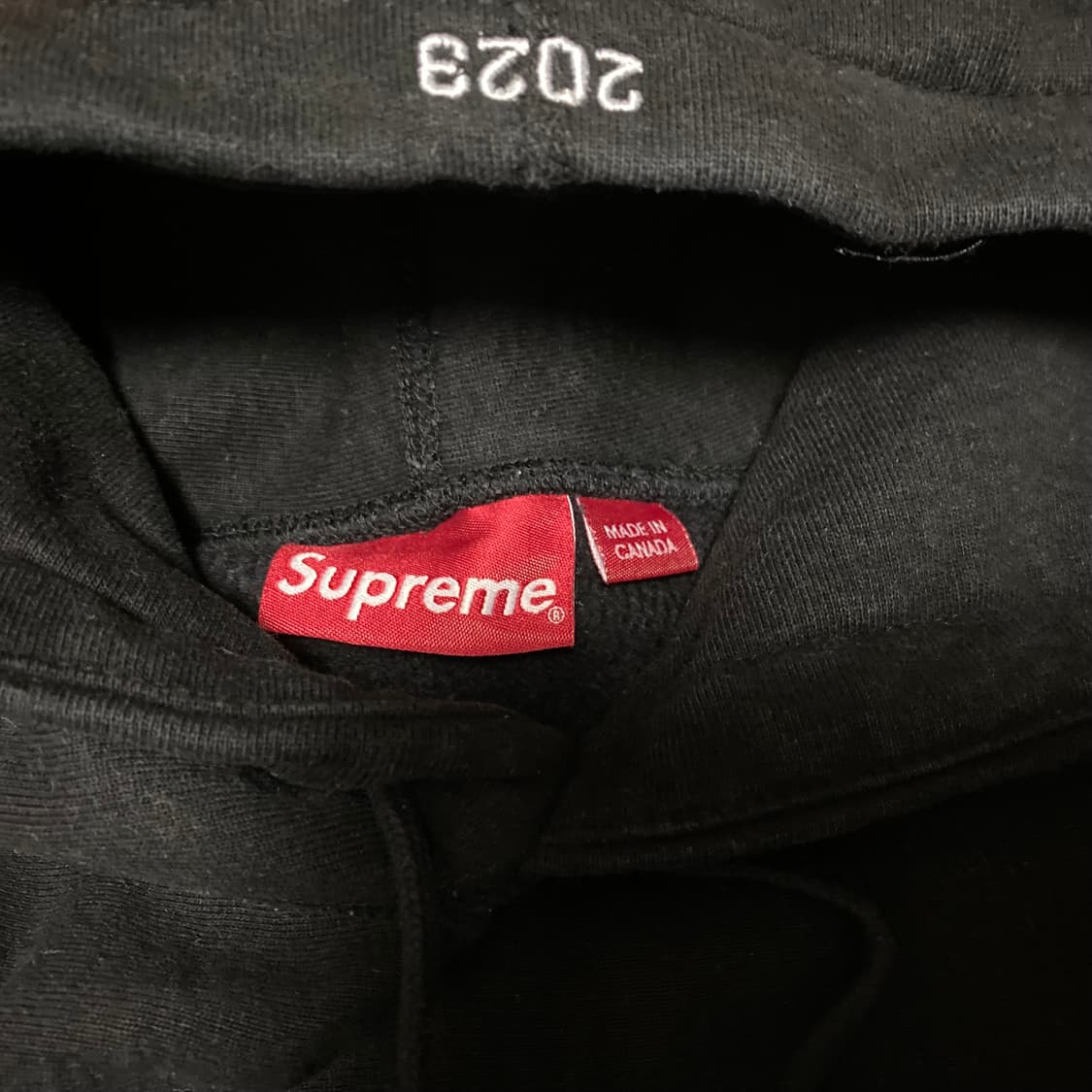 [M] 23FW 슈프림 박스로고 후드티 블랙 상품이미지2