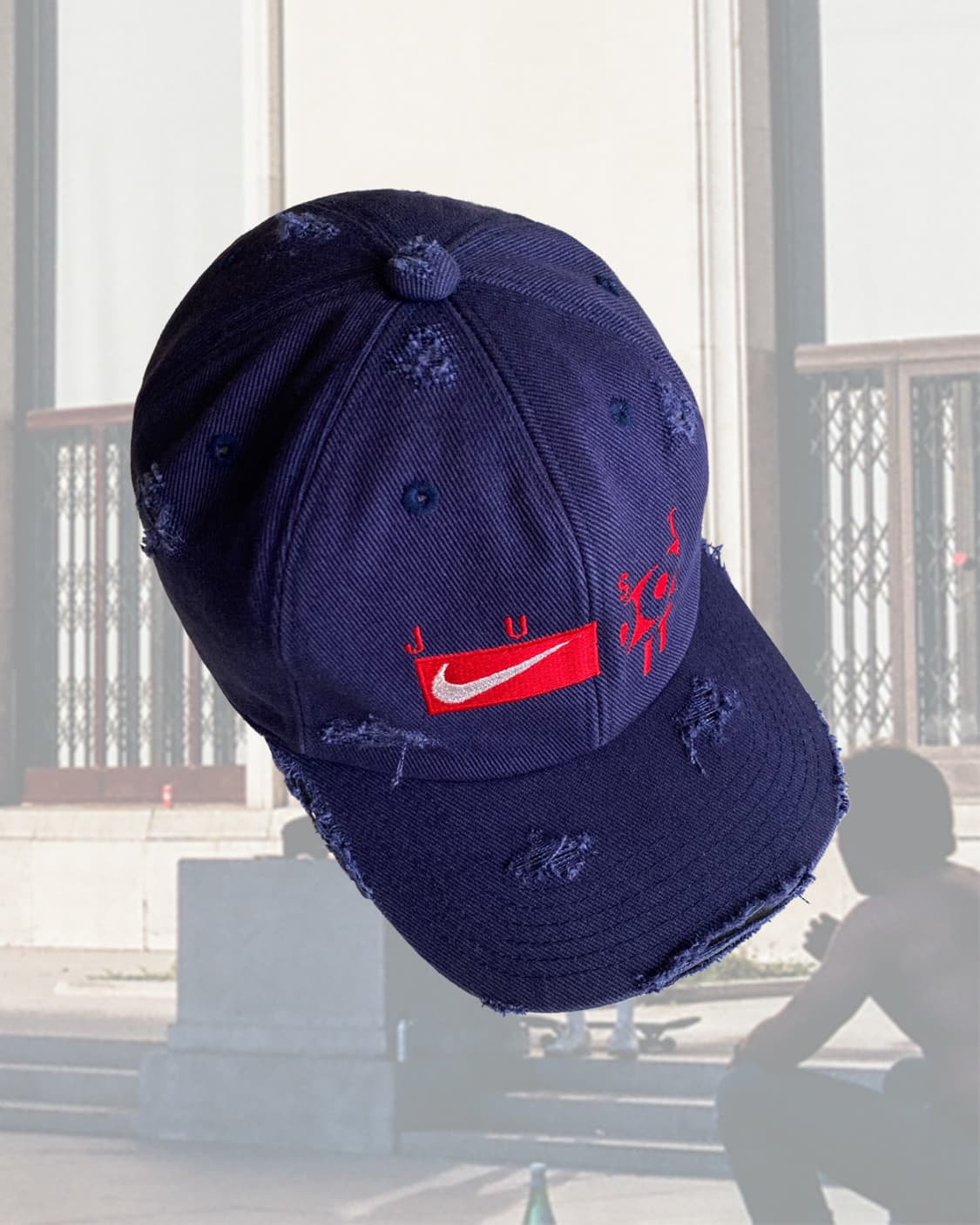 90s 올드 나이키 디스트로이드 빈티지 볼캡 모자 상품이미지3