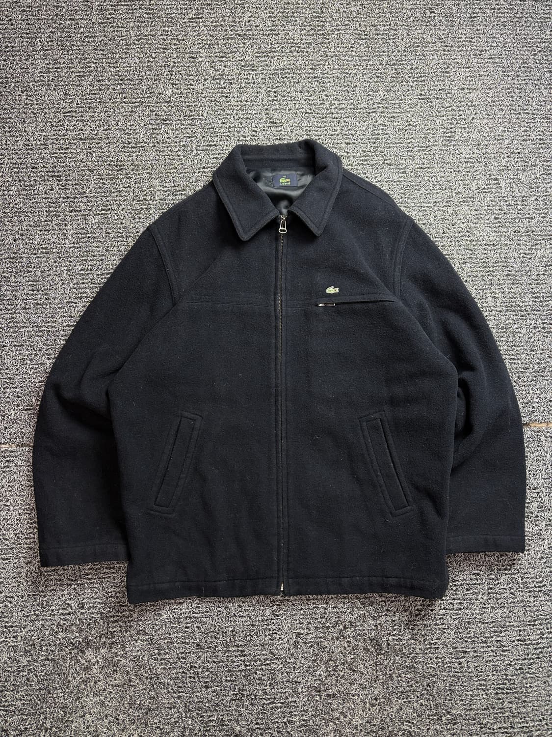 라코스테 올드스쿨 울 블루종 워크 자켓 2488 상품이미지2