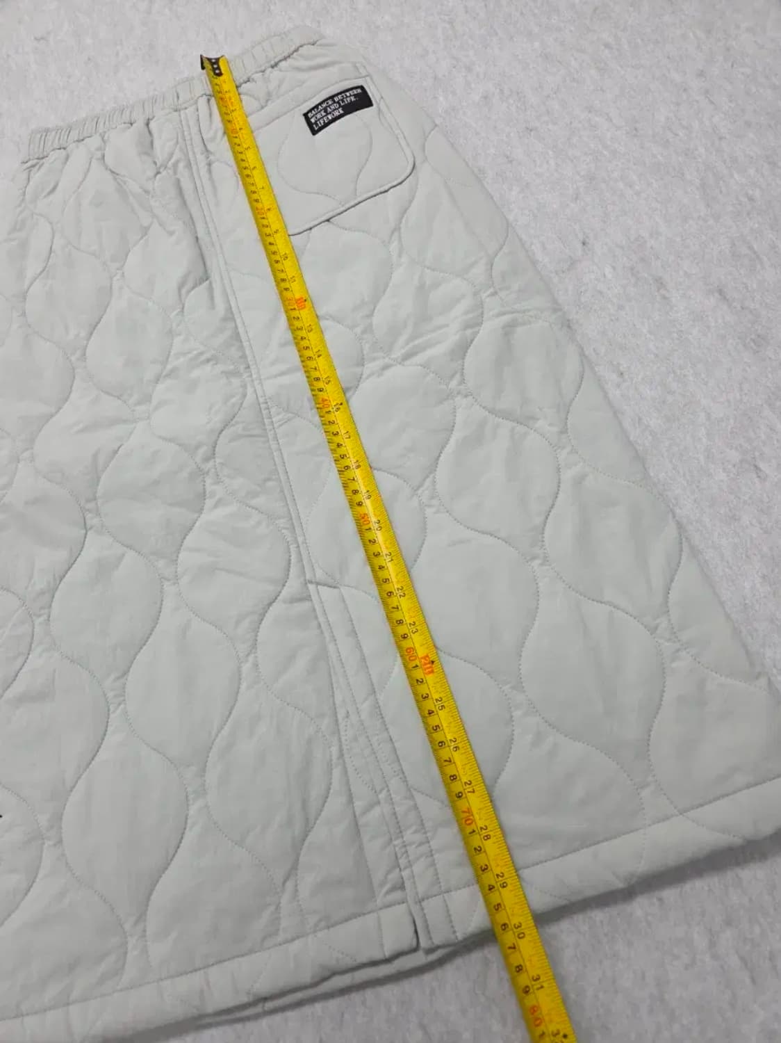 여성 free 라이프워크 퀄팅 스커트 상품이미지4