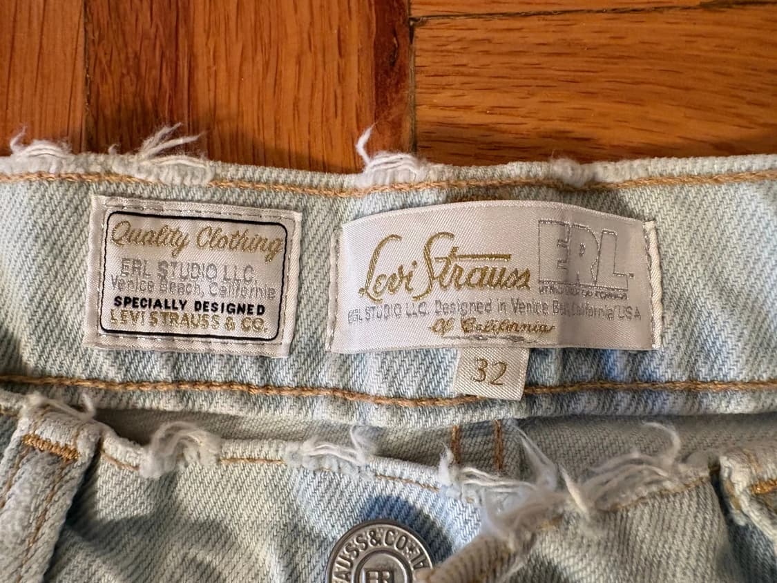 ERL 이알엘 X 리바이스 스테이 루즈 플레어 진 상품이미지4