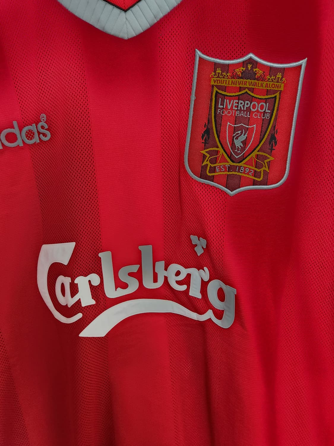 리버풀 95-96 홈 축구 유니폼 XL 상품이미지6