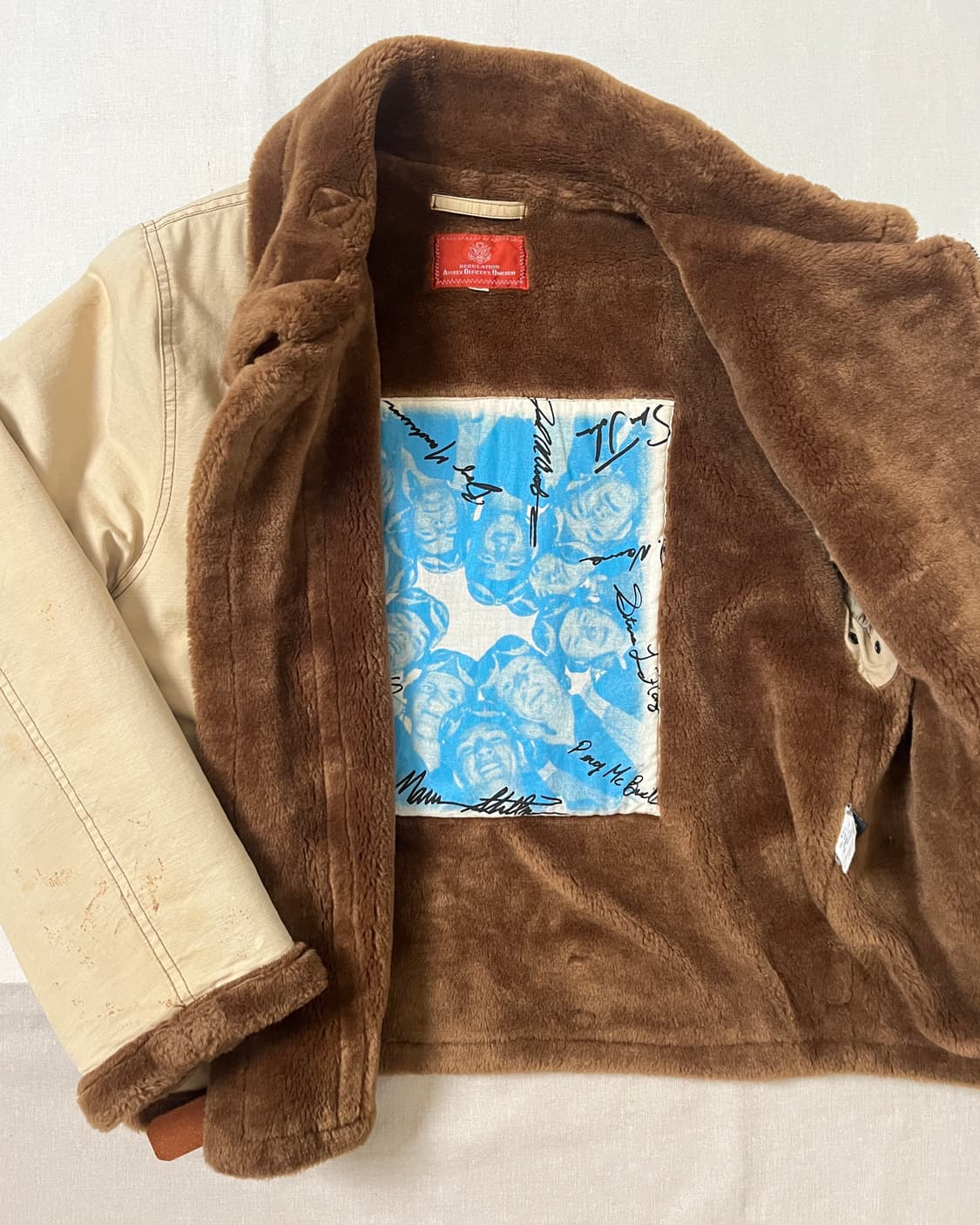 아비렉스 캔버스 b-3 플라이트 자켓 avirex 봄버 상품이미지3