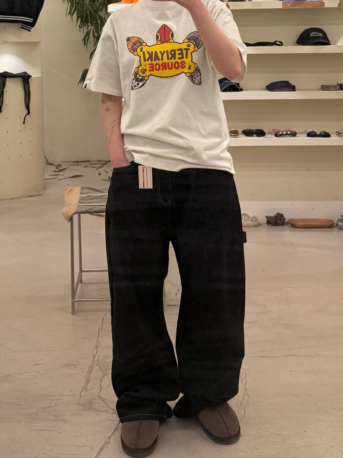 빈티지 무드 스트레이트 데님 팬츠 U413 상품이미지1