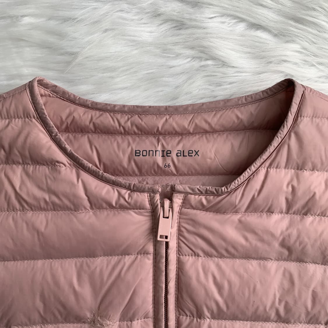 BONNIE ALEX 소프트 구스 다운 경량 패딩 조끼 1705 상품이미지4