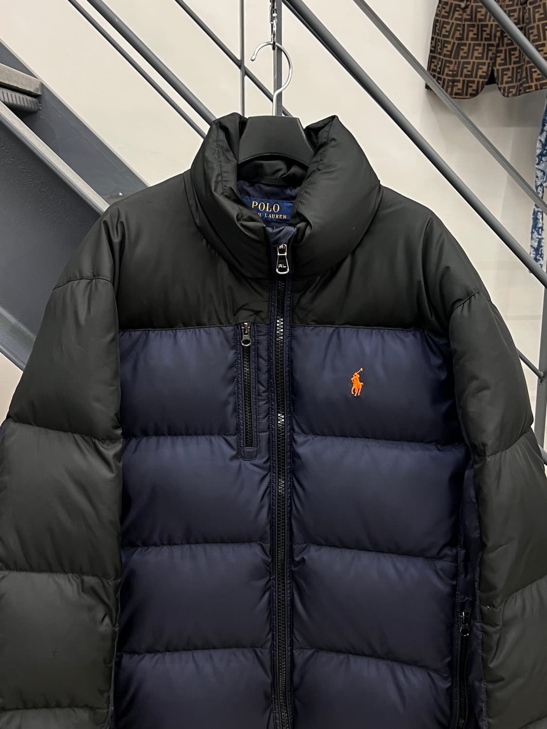 폴로랄프로렌 배색 덕다운 패딩 상품이미지2