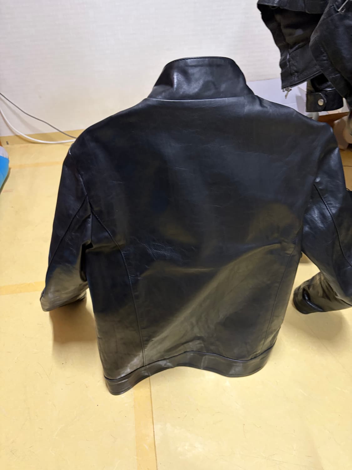 Rip van winkle 홀스 하이드 하이넥 레더 자켓 3 상품이미지8