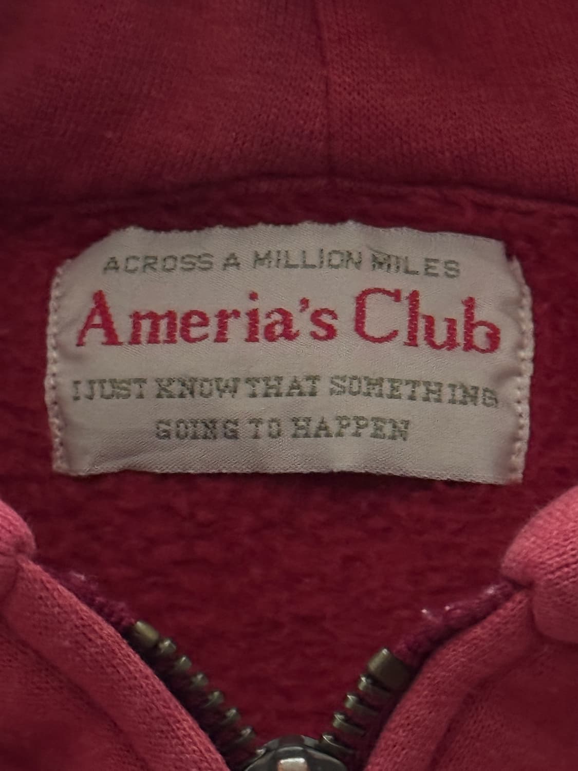 vintage Red plane Washed Hood Zip-up 상품이미지8