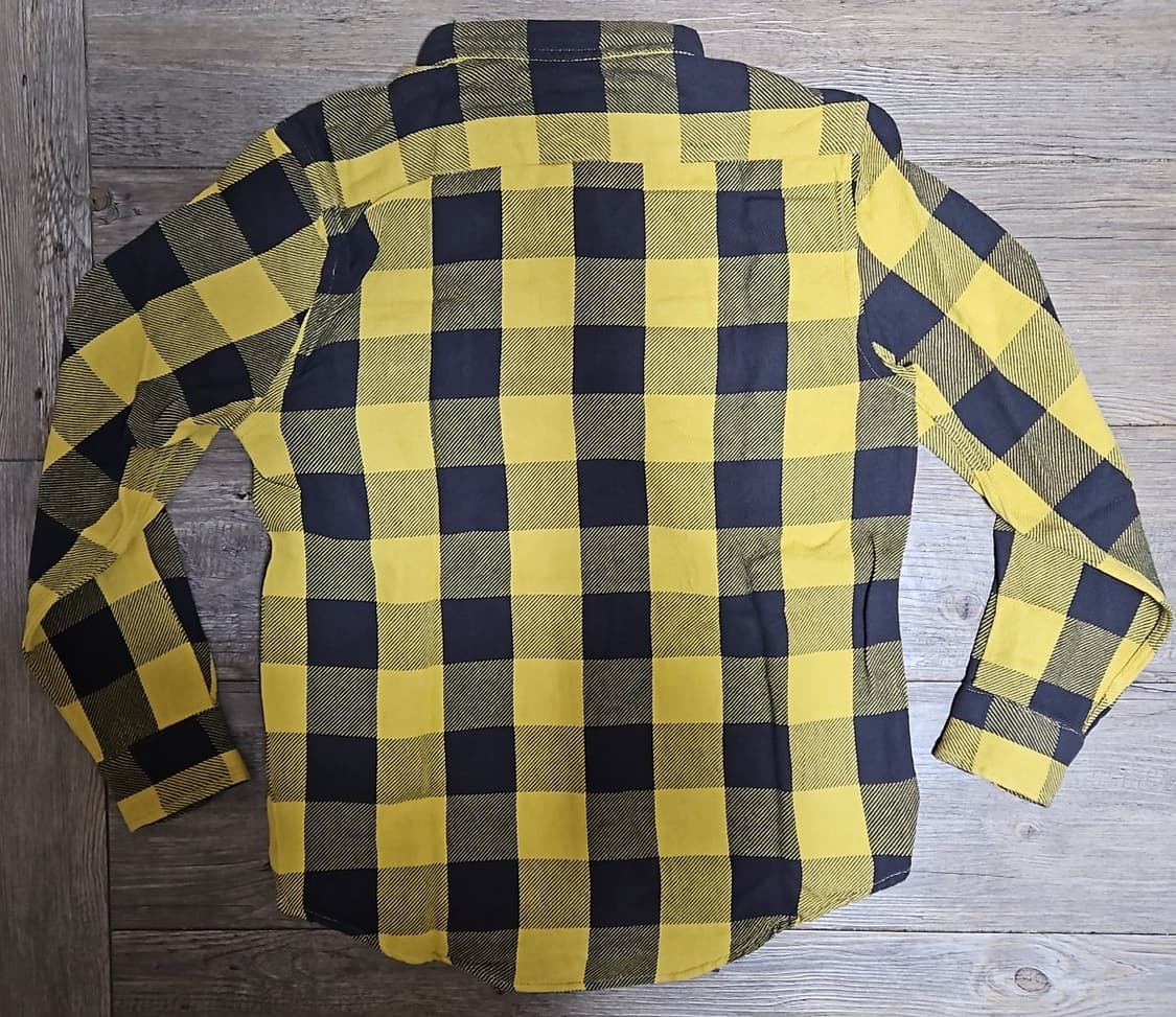 리바이스 LVC 1950's 숏혼 체크 셔츠 옐로우 S 상품이미지2