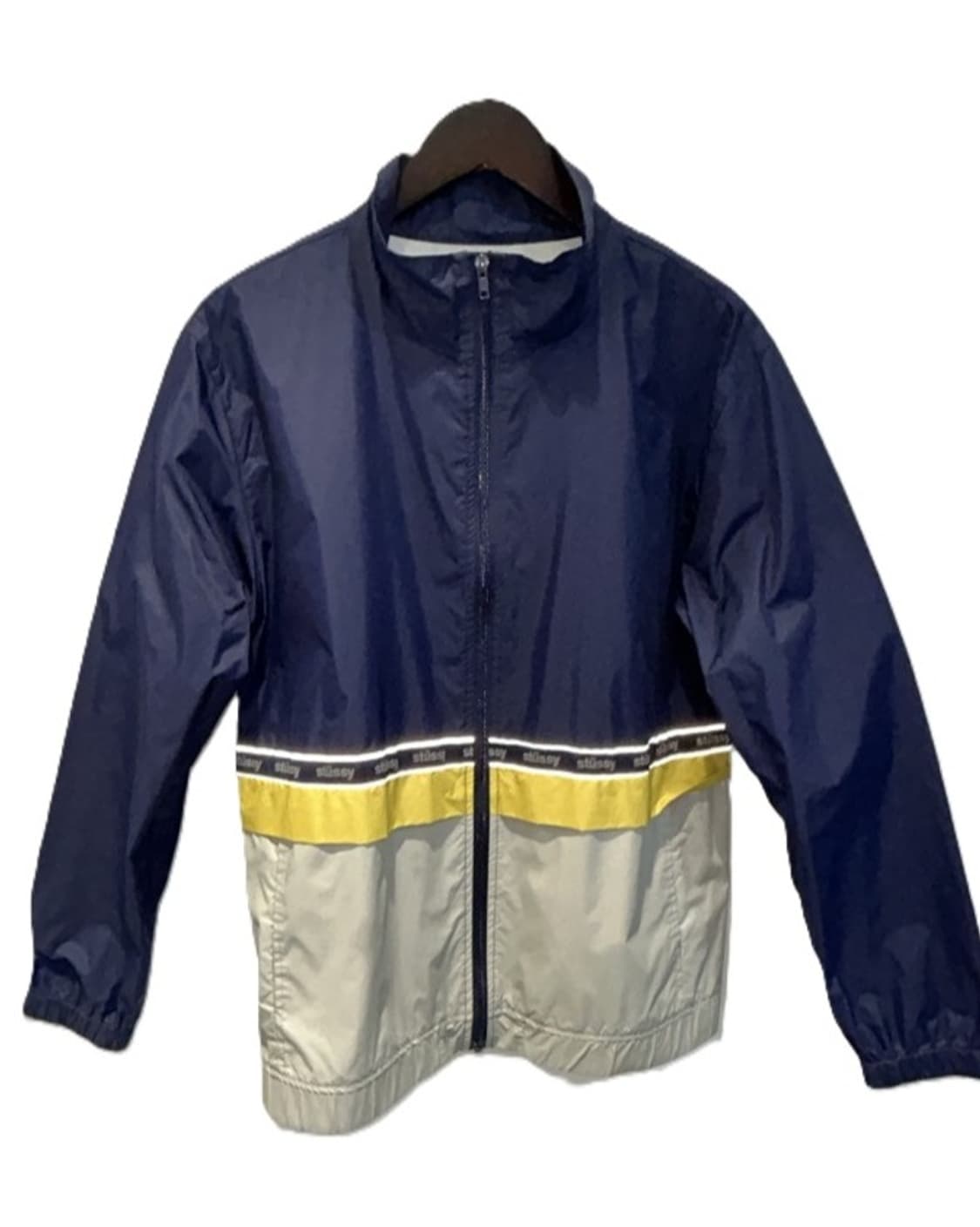 스투시 로고 테이핑 컬러블록 바람막이 상품이미지1