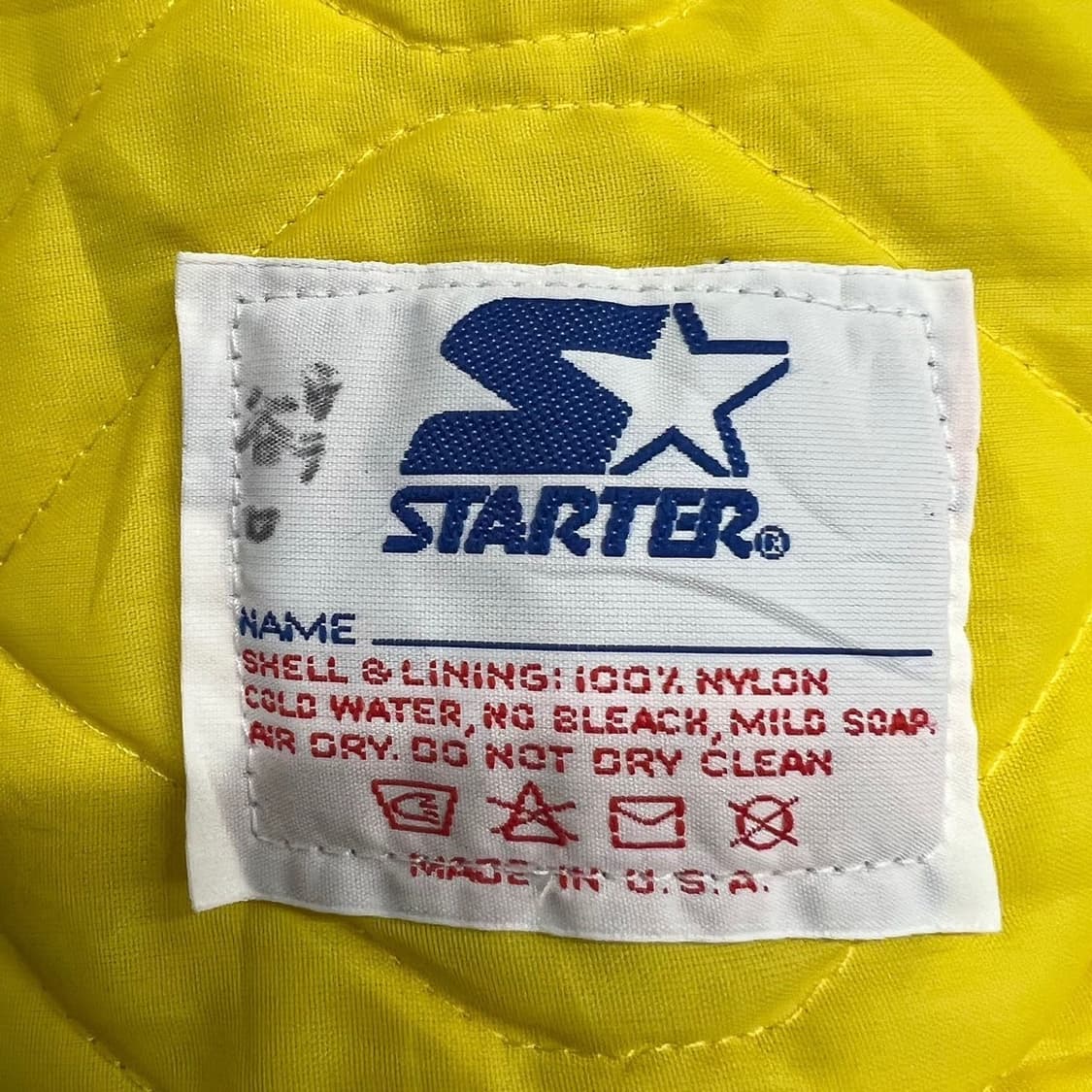 스타터 90s 오클랜드 어슬레틱스 사틴 베이스볼 점퍼 상품이미지7