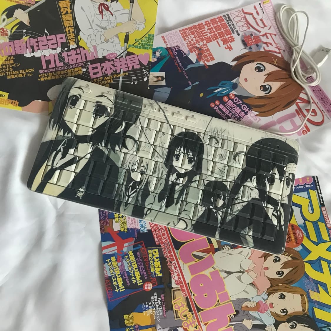 K-ON ! 케이온 고전 커스텀 키보드 상품이미지1