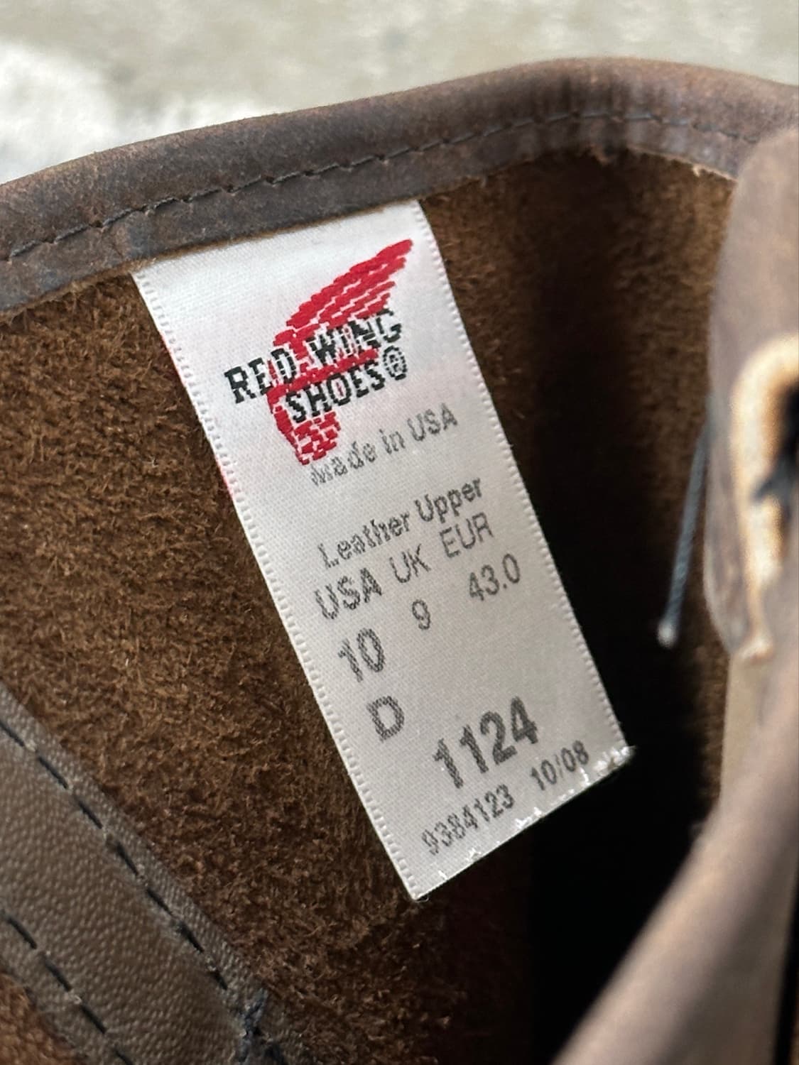 00‘s OG USA Made 레드윙 1124 페코스 웨스턴 부츠 상품이미지7