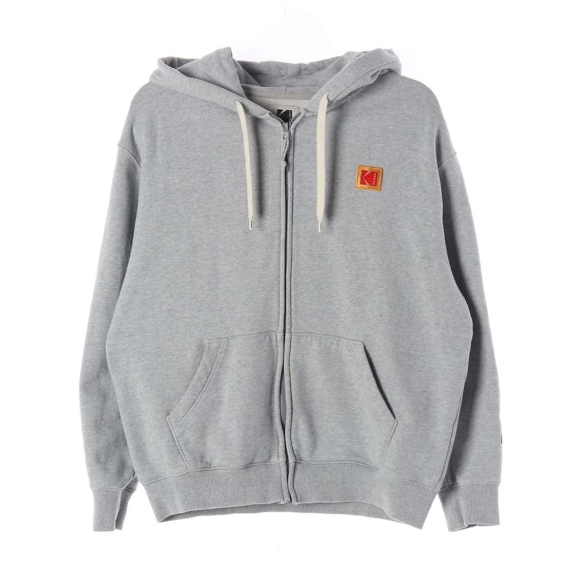 코닥 에센셜 가죽 로고 기모 후드 집업 S 상품이미지1