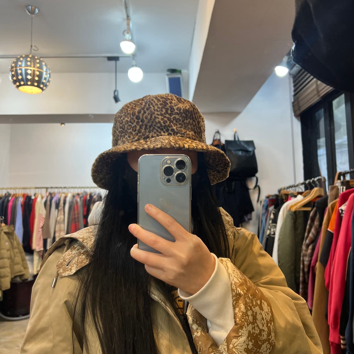 빈티지 레오파드 버킷햇 상품이미지7