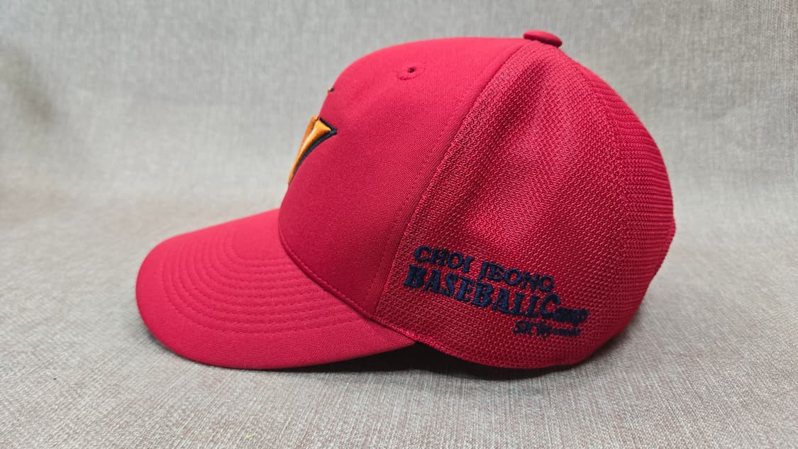 sk와이번스 최정 볼캡  레드볼캡 상품이미지3