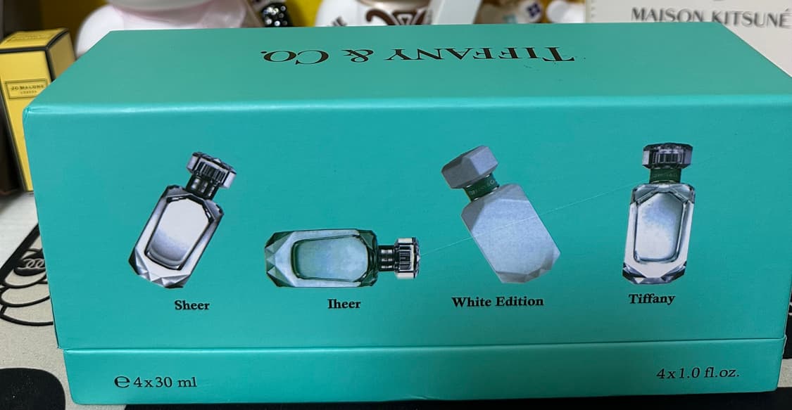 티파니 앤 코 오 드 퍼퓸 4x30ml 세트 상품이미지2