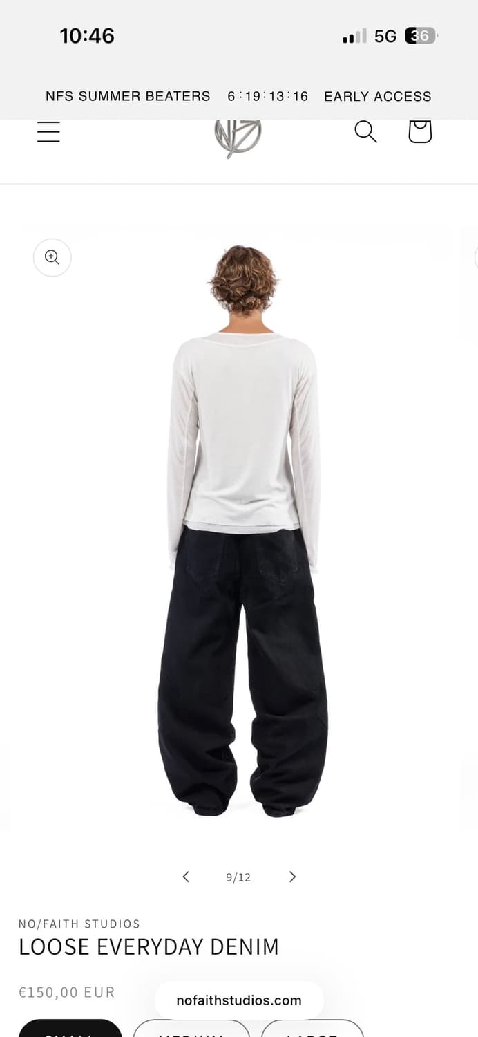 Loose everday denim S 상품이미지3