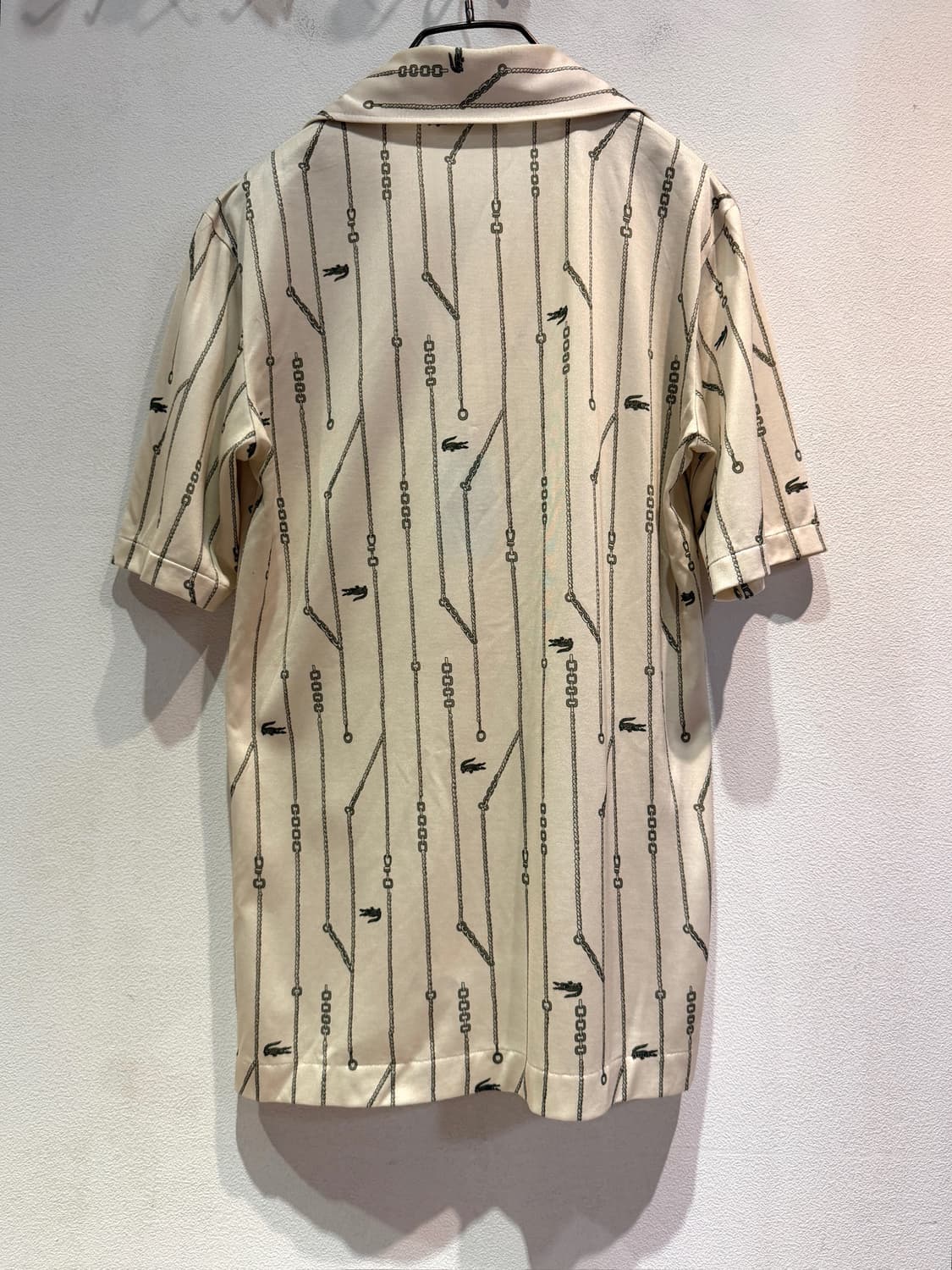 80s Chemise Lacoste Wide Collar Shirt 상품이미지3
