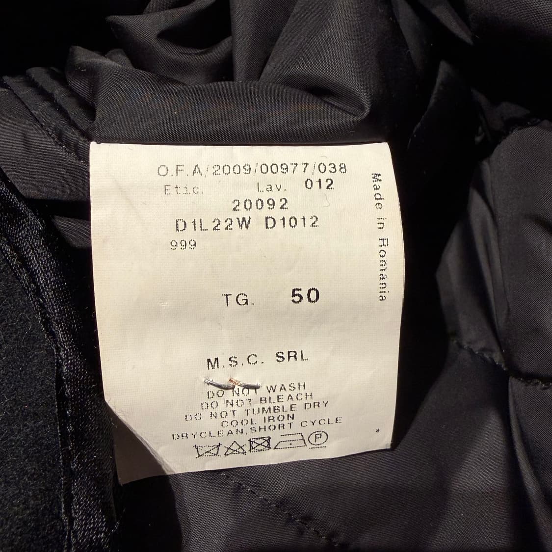 엠포리오 알마니 울 자켓 L 상품이미지4