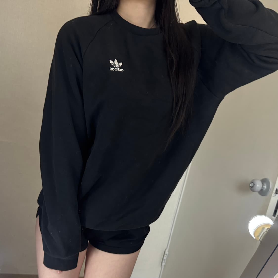 아디다스 불꽃 파이어버드 로고 맨투맨 🖤 상품이미지4