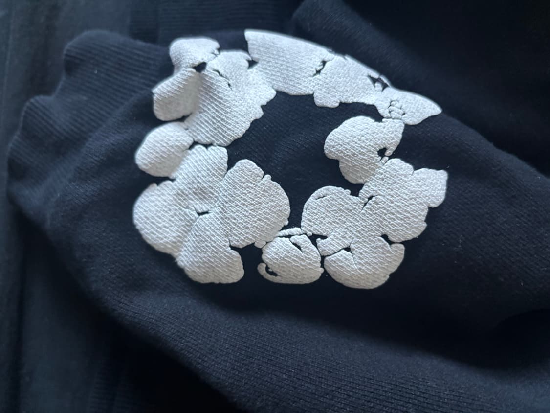 데님티어스 블랙 후드티 M사이즈 상품이미지2