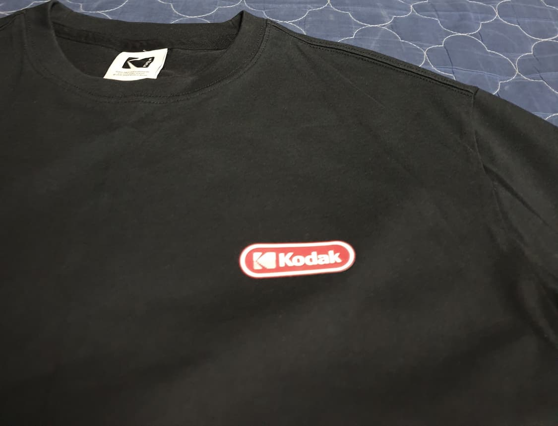 KODAK 코닥 시그니처로고 반팔티 블랙 (L) 상품이미지2