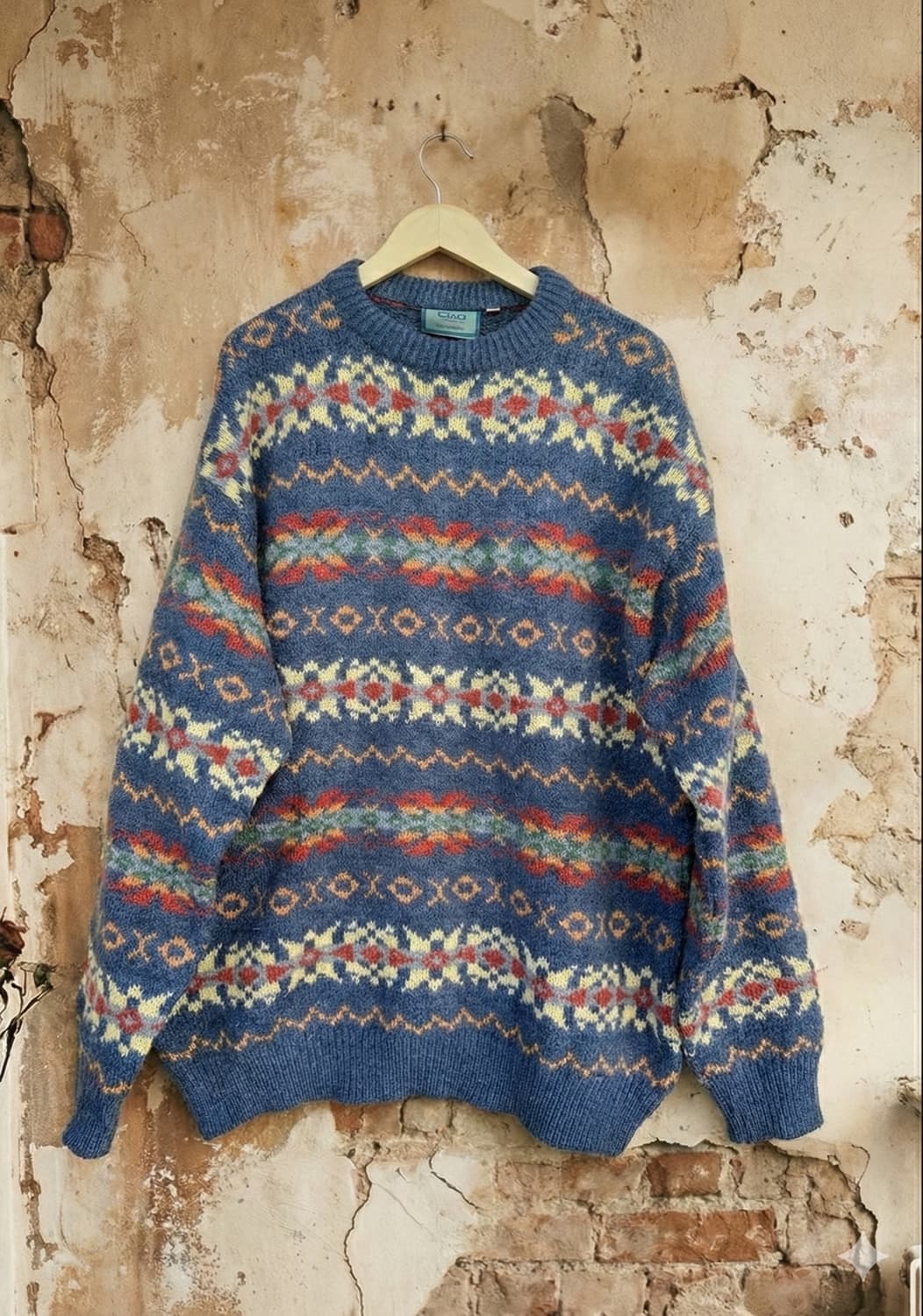 이탈리아 노르딕패턴 스웨터 상품이미지1