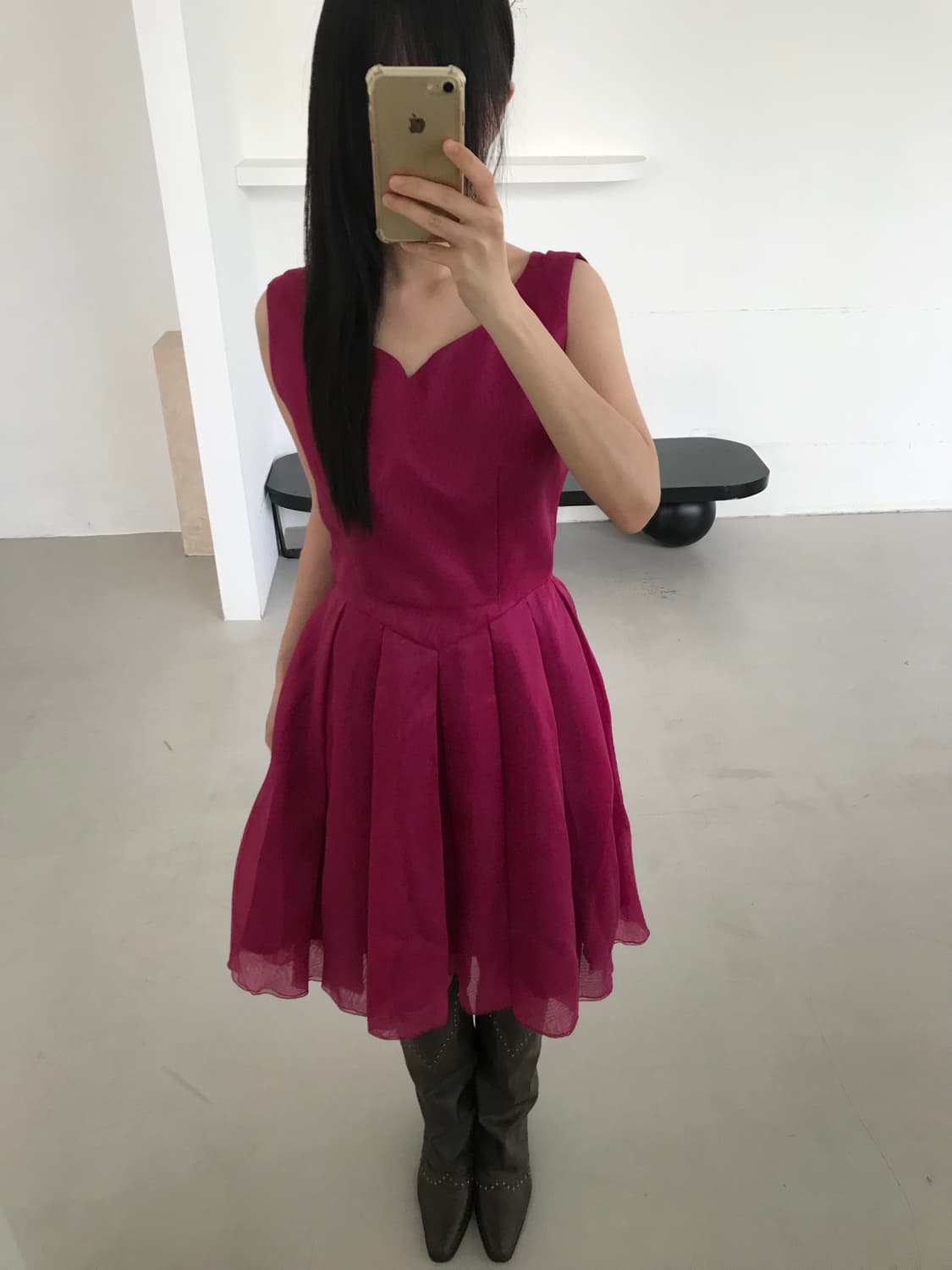 vintage pink one-piece 상품이미지4
