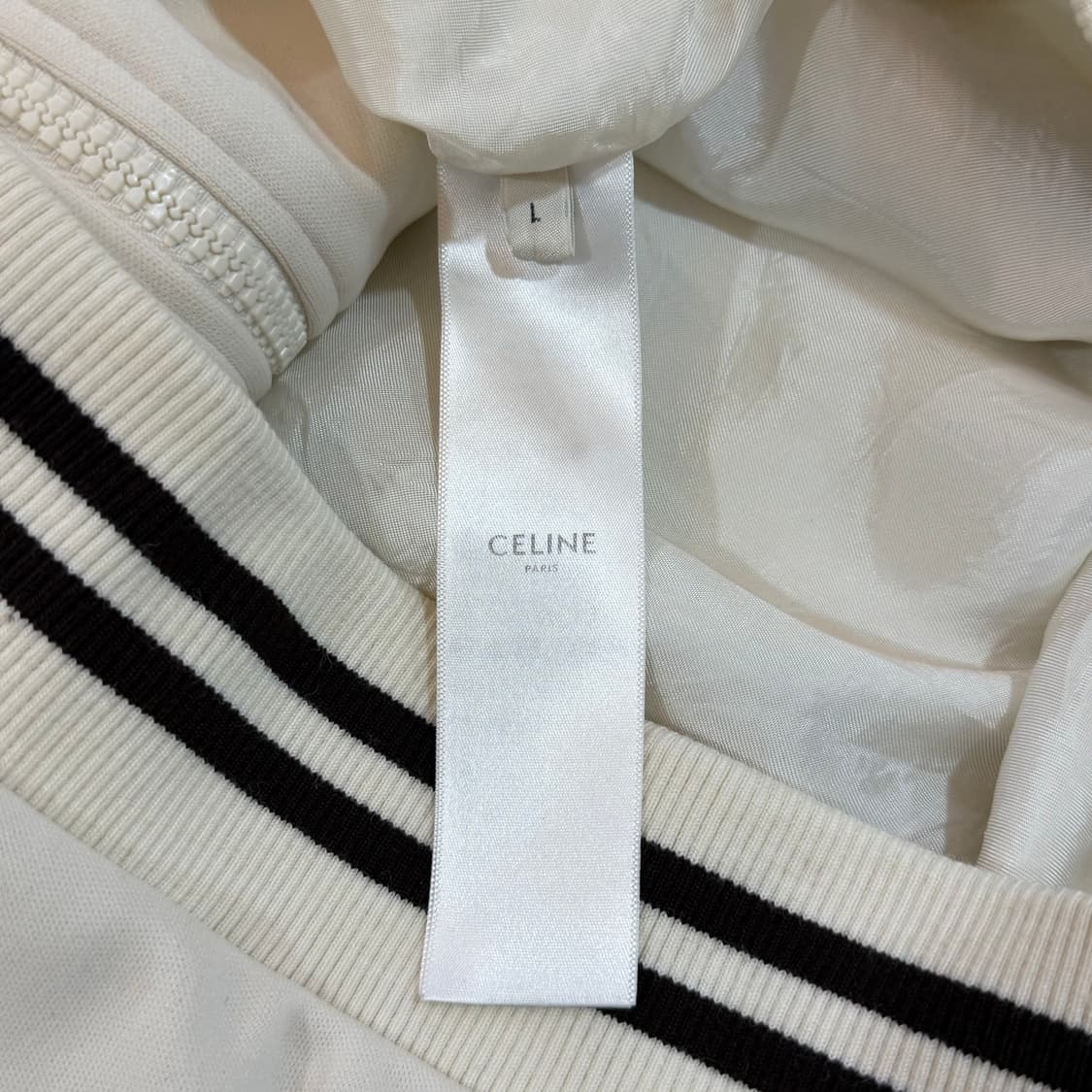 [리오브] 셀린느 트리오페 더블 페이스 트랙 저지 집업 상품이미지5