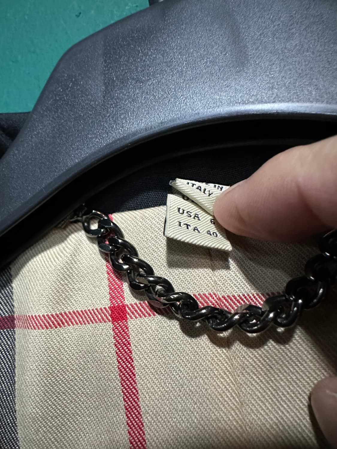 버버리 노바체크 트렌치코트 블랙55 상품이미지7