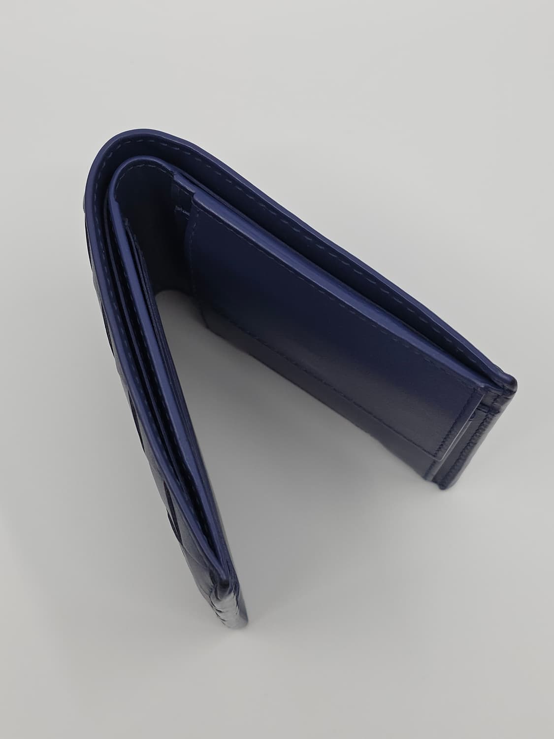 [풀박스]보테가베네타 인트레치아토 반지갑 네이비 상품이미지5