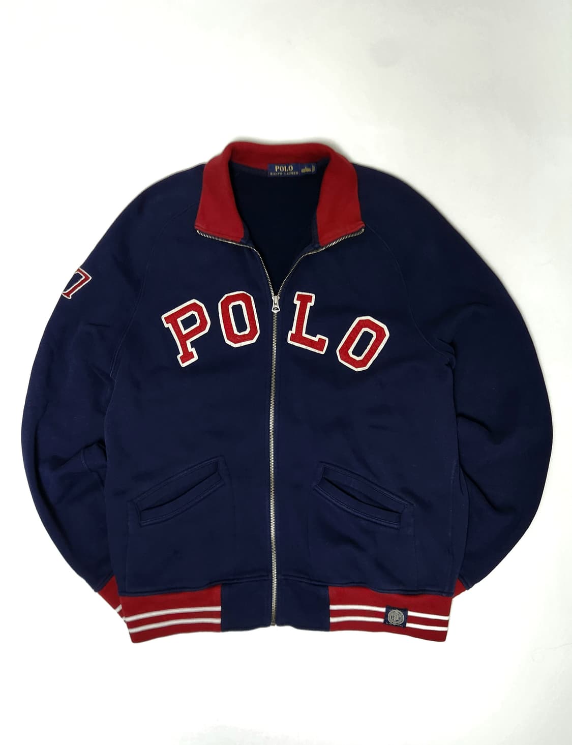 폴로 랄프로렌 코튼 집업 스타디움 자켓 L 상품이미지2