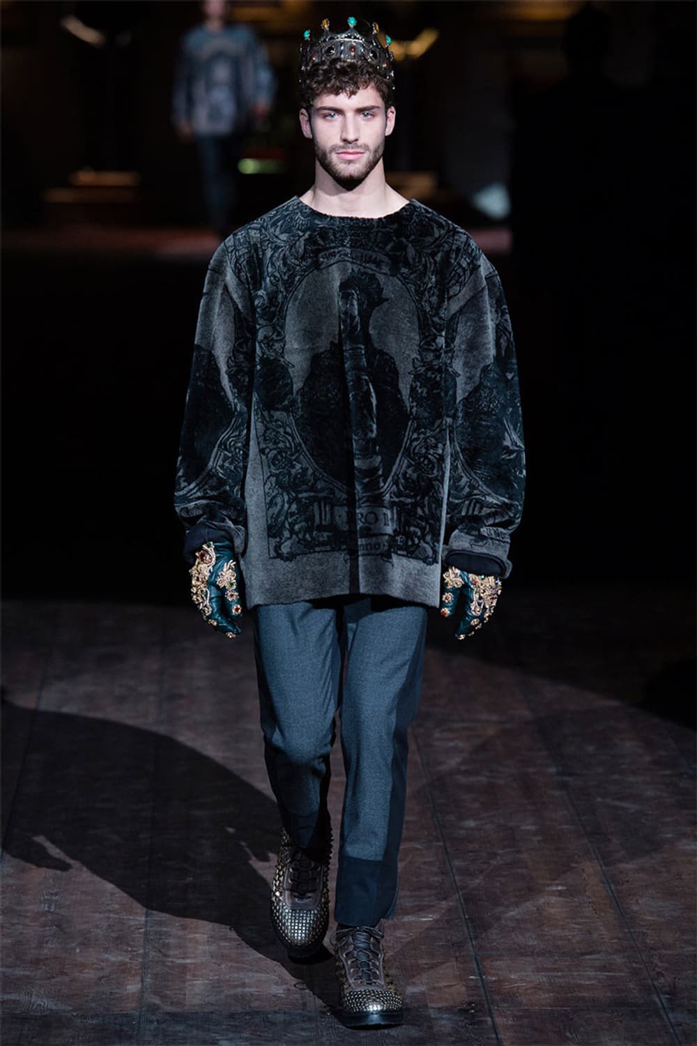 DOLCE & GABBANA AW14 Studded Derby 상품이미지2