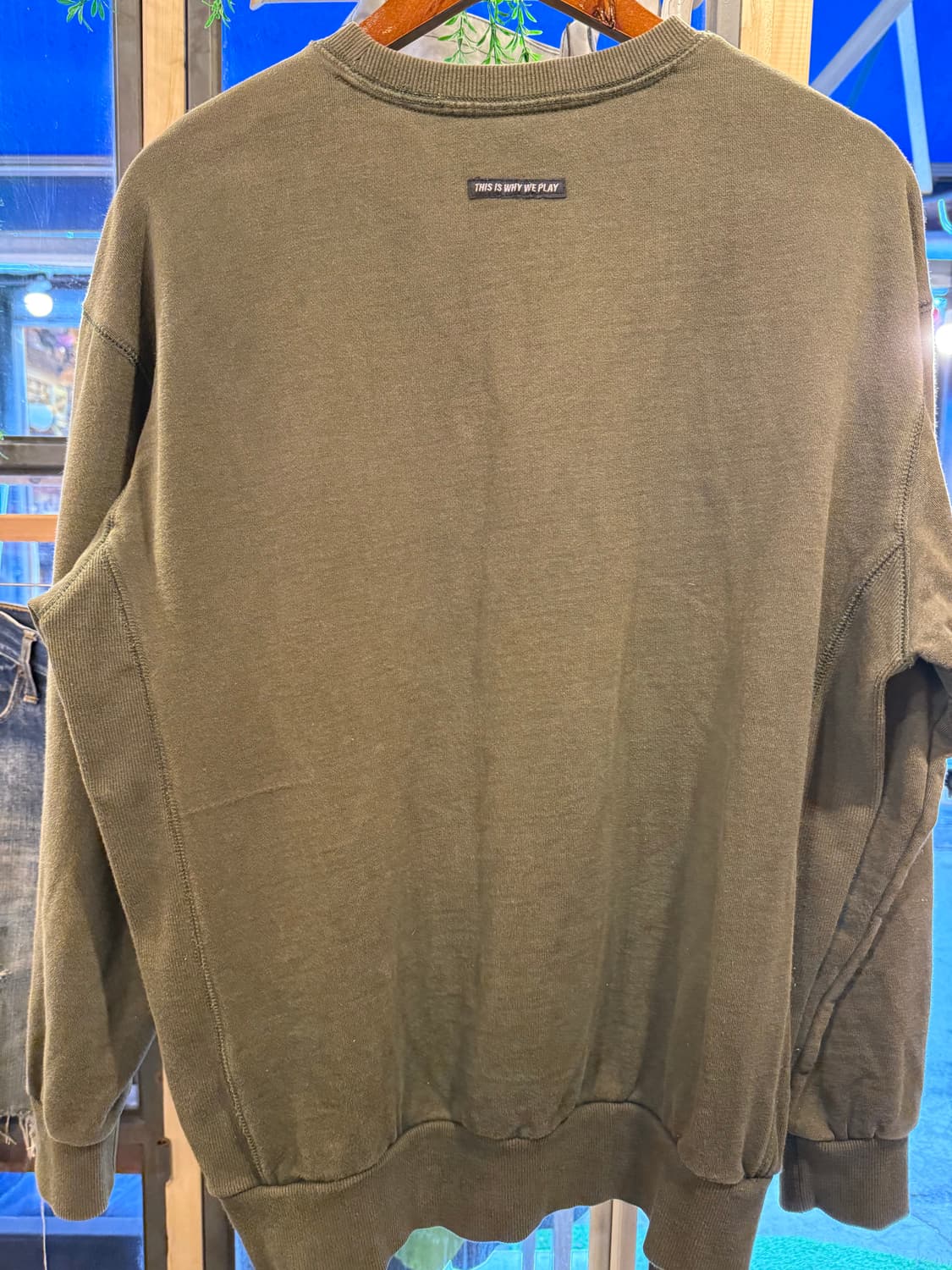 NBA 카키 맨투맨 상품이미지3