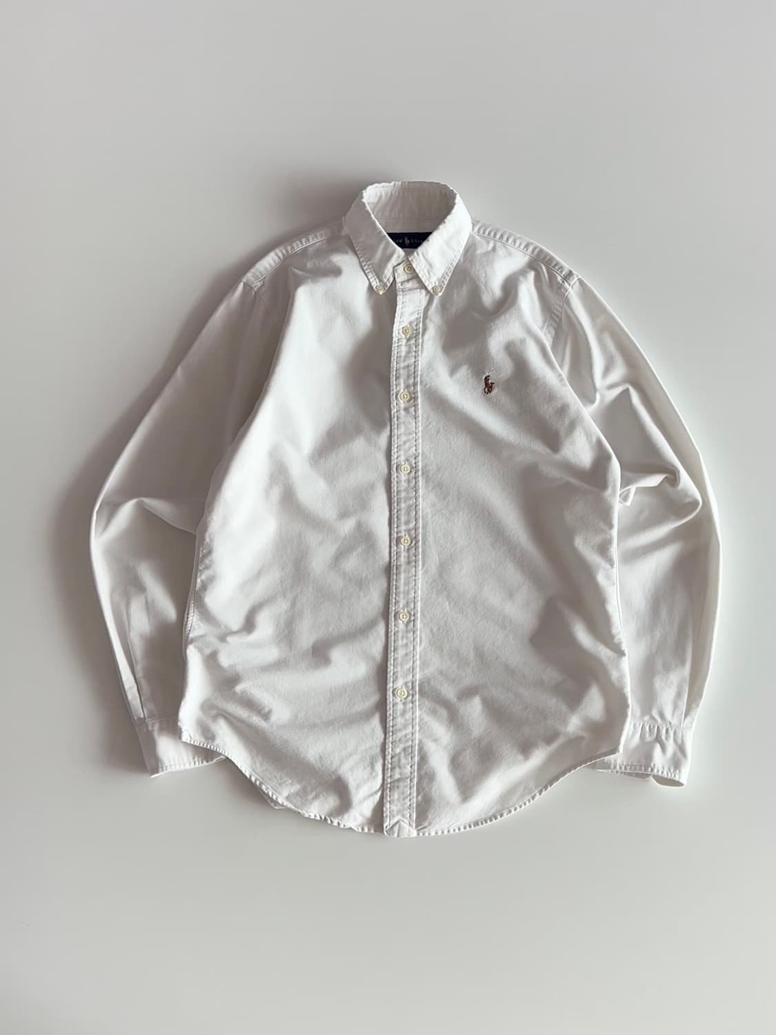 폴로 랄프로렌 화이트 옥스포드 셔츠 S 상품이미지1