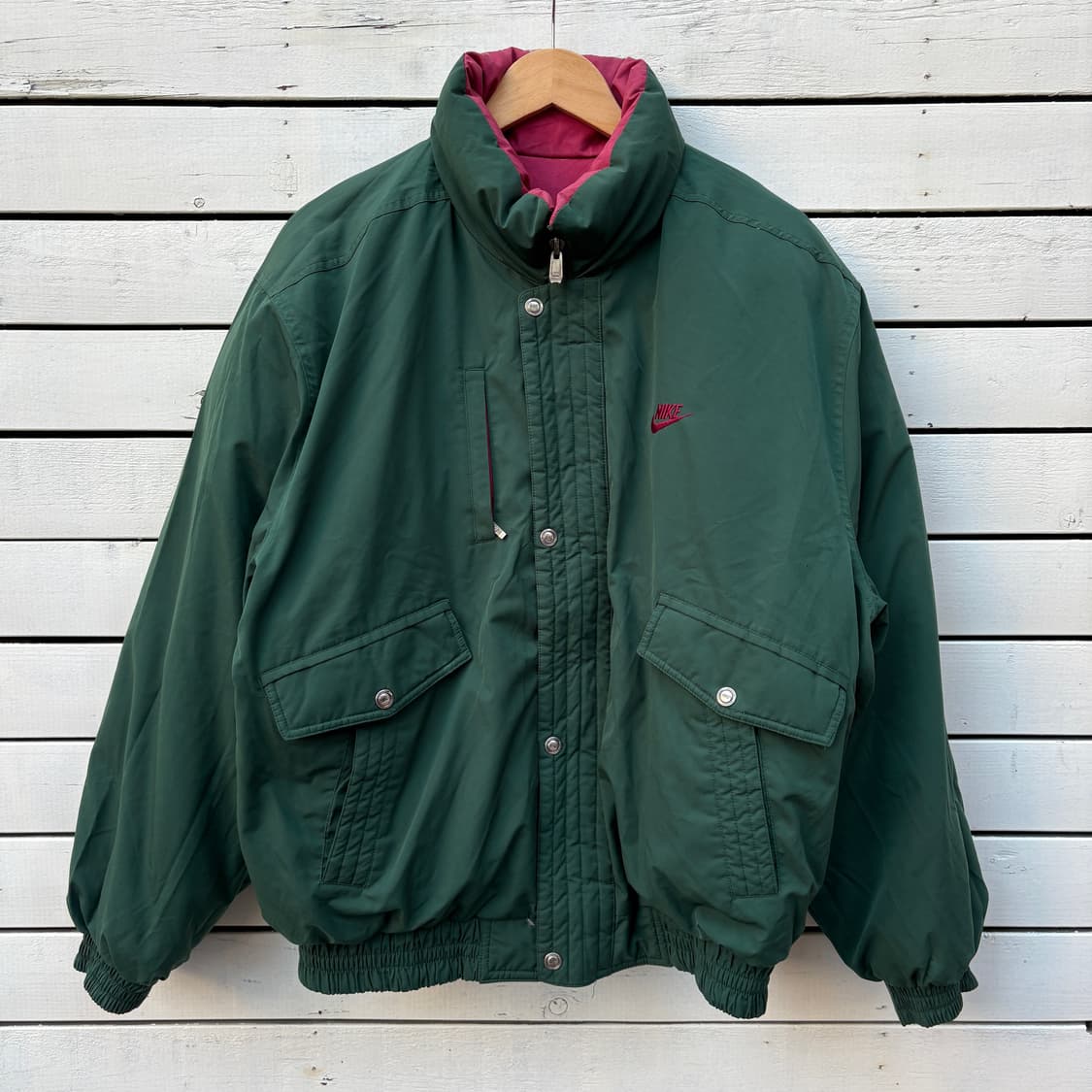 Nike 90s 나이키 삼나스포츠 리버시블 양면 패딩 상품이미지1