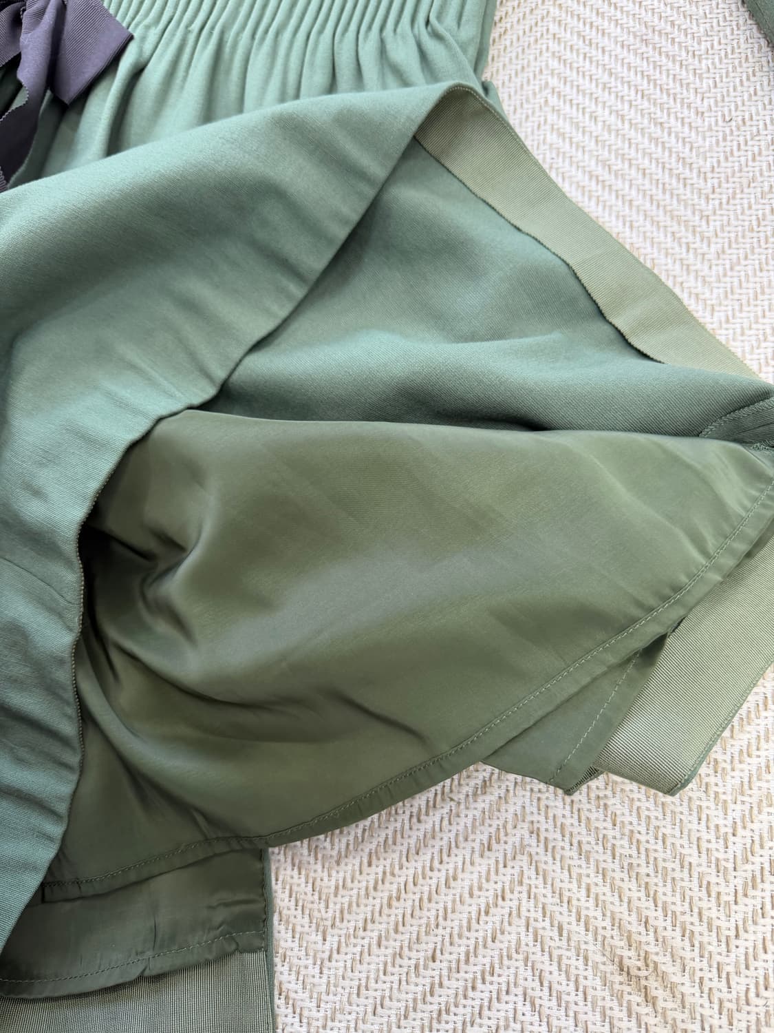 정품) MINE 마인 한섬 리본 장식 롱 원피스 82 상품이미지6