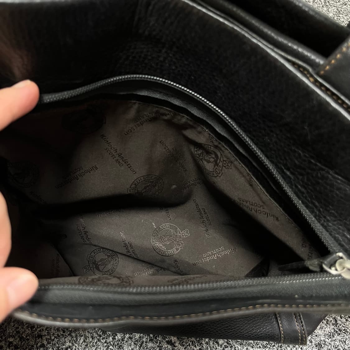 킨록앤더슨 가죽 서류가방 노트북가방 블랙 상품이미지4