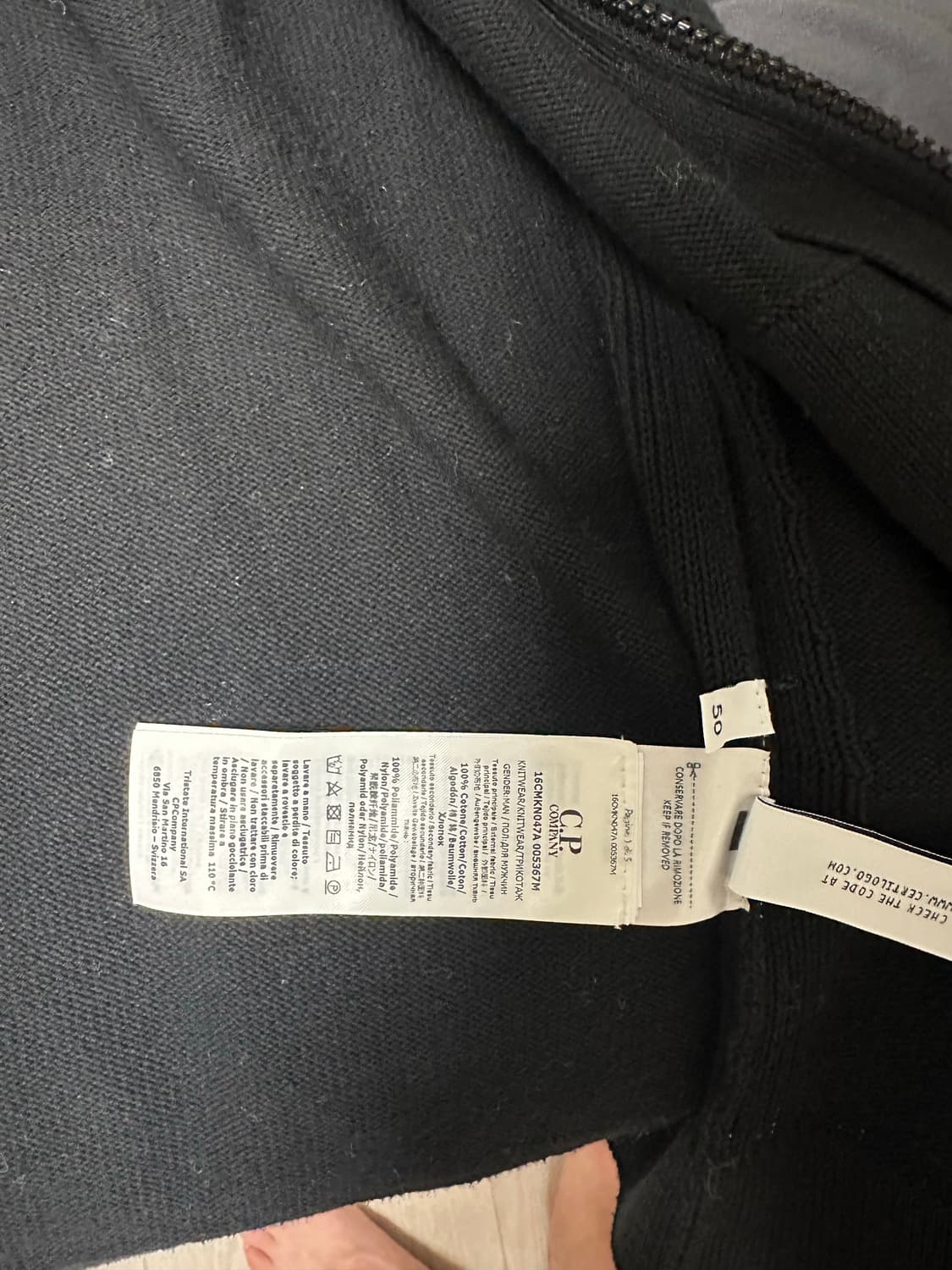 Cpcompany 씨피컴퍼니 니트집업 상품이미지6