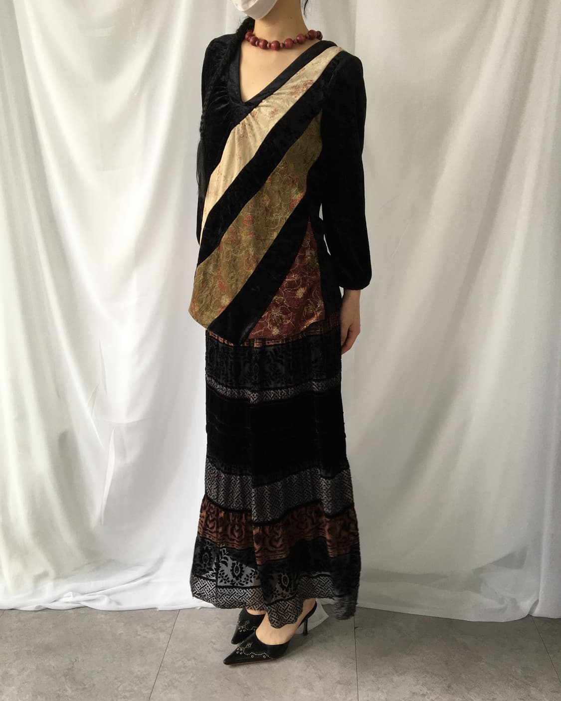 Oriental mood velvet sleeve 상품이미지8