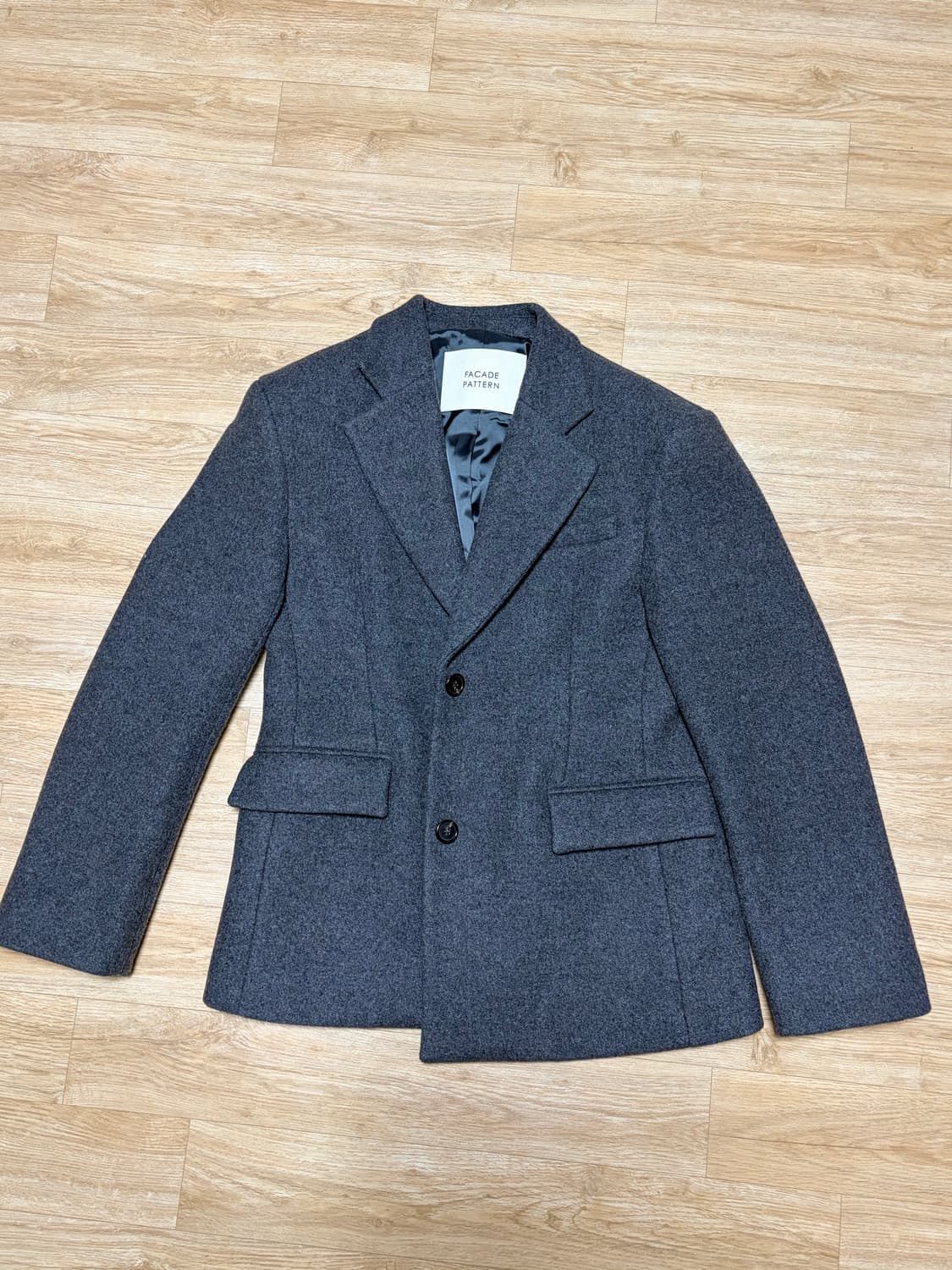 파사드패턴) 캐시미어 아워글래스 하프코트 상품이미지2