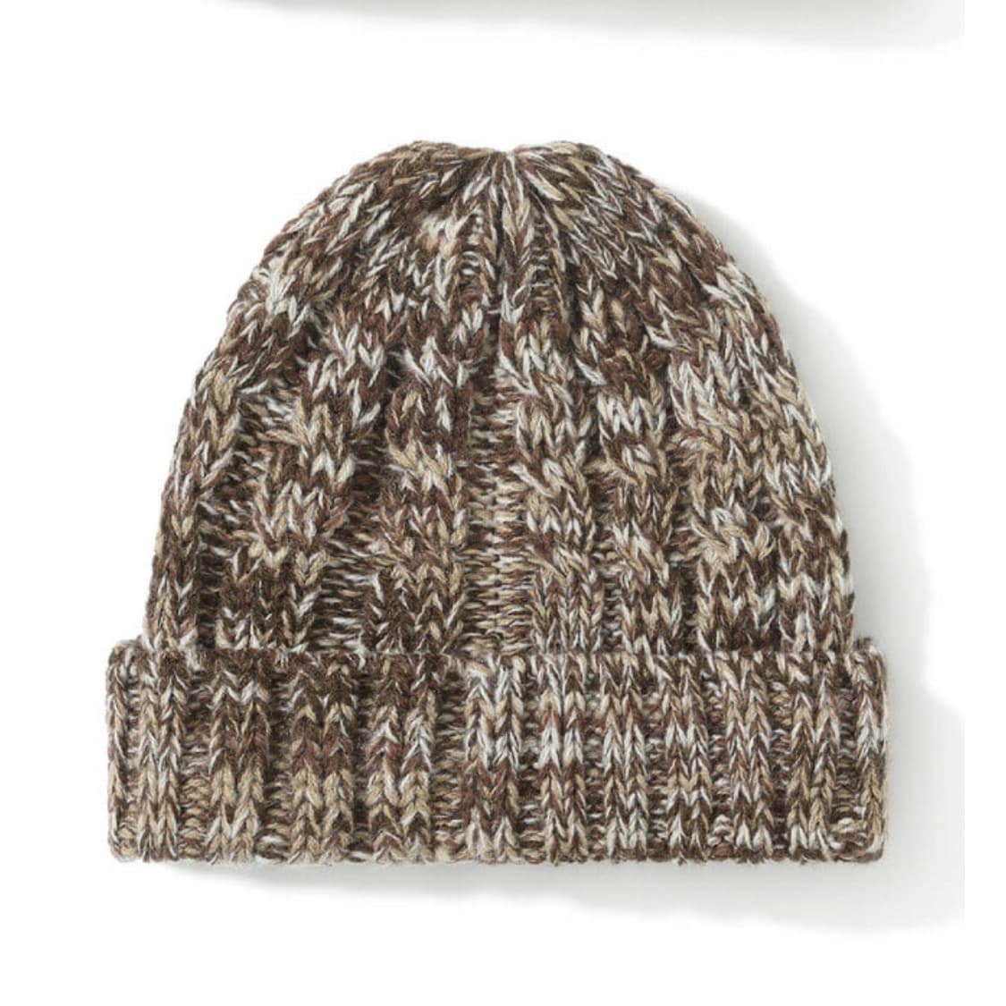 예스아이씨 Multicolor Knit Beanie - Brown 상품이미지2